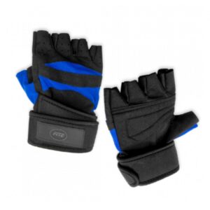 GUANTES FIT2 DE PESAS CON STRING AZUL M