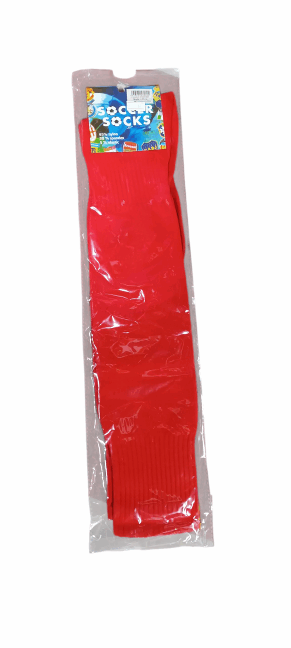MEDIAS FUTBOL ADULTO ROJO