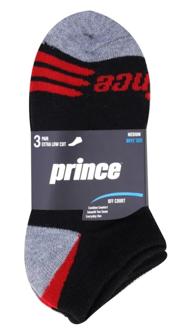 CALCETINES PRINCE AL TOBILLO NEG M