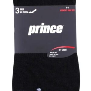 CALCETINES PRINCE NO SHOW C/ANTIDESLIZANTE NEG U
