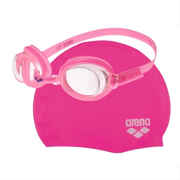 SET LENTES YGORRO ARENA POOL JR FUCHSIA