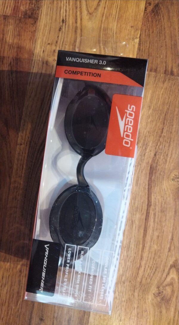 LENTES SPEEDO VANQUISHER 30 NEG UNI - Imagen 2
