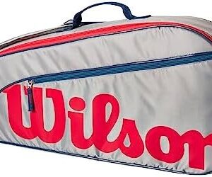 MOCHILA WILSON P/RAQUETA 3PACK JR GRIS
