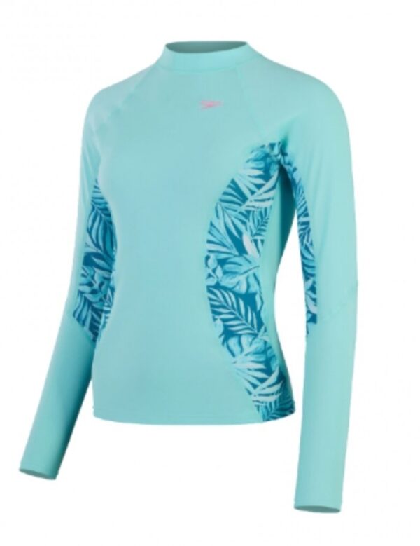 PLAYERA SPEEDO RASHGUARD CELESTE W S