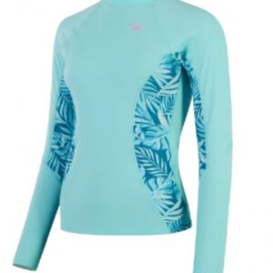 PLAYERA SPEEDO RASHGUARD CELESTE W L
