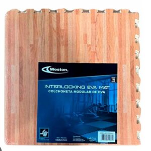 COLCHONETA EVA MODULAR WOOD 60X60X1CM 4PZ SET
