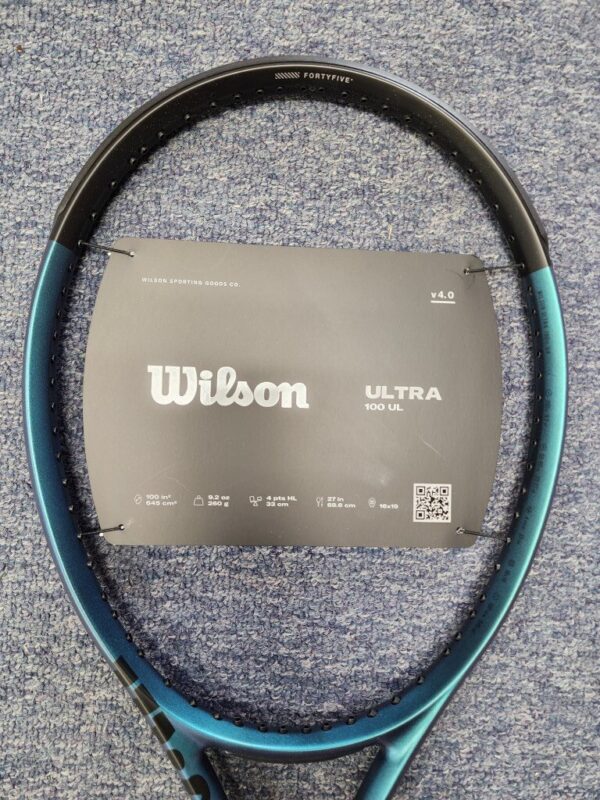 RAQUETA WILSON TENNIS ULTRA 100UL V.4 FRM 2 NEGRO - Imagen 2